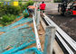 Yellow Orange Roller Crash Barrier Anti Rust For Vehicle / Road Protecting