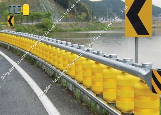 Straßenfahrt-Rollende Kollisionsschutzgitter Galvanisierte Straßensperrbarriere