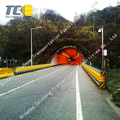 Good price Hochgeschwindigkeitstunnel-Eingangs-Rollen-Leitschienen-Sperre Cliff Sharp Turn Protection Online
