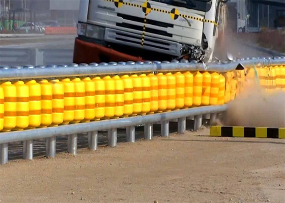 EVA Rolling Guardrail Roller Anti-Unfalls-Leitschienen-Bodenverdichter-Sperre